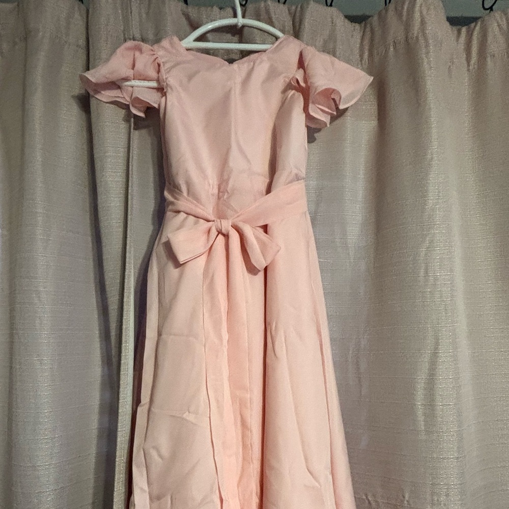 Elegant Pink Maxi Dress